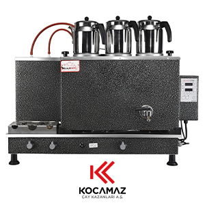 ŞELALEDEM 3'lü Chromat Çay Kazanı