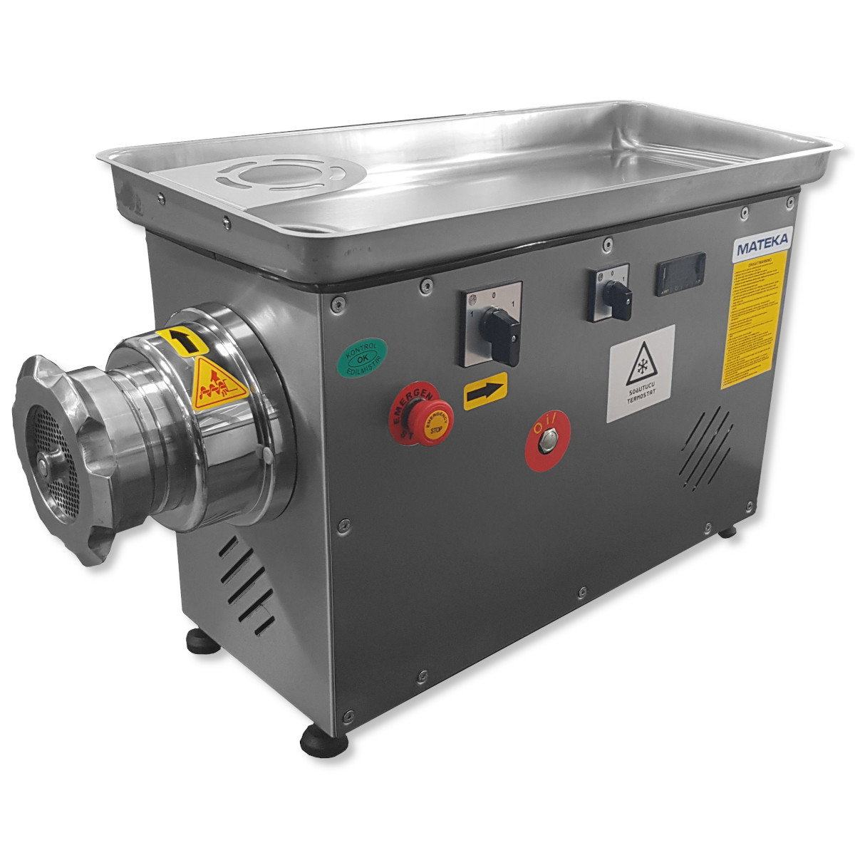 MATEKA ESG 42 Et Kıyma Makinesi Soğutuculu Inox Kafa (1000Kg/Saat)