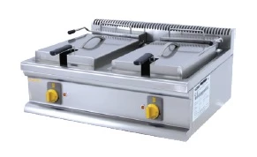 Ndustrio LEF-7030 SET ÜSTÜ ELEKTRİKLİ FRİTÖZ; ÇİFT HAZNELİ 2 x 10 LT.