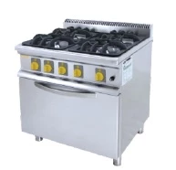 Ndustrio MGR-920 GAZLI KUZİNE, DÖRT AÇIK ATEŞ + 1 FIRIN