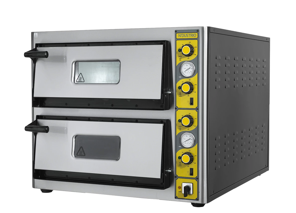 Ndustrio NLE-T 19 ELEKTRİKLİ PİZZA FIRINI-TEK KATLI- TERMOMETRELİ