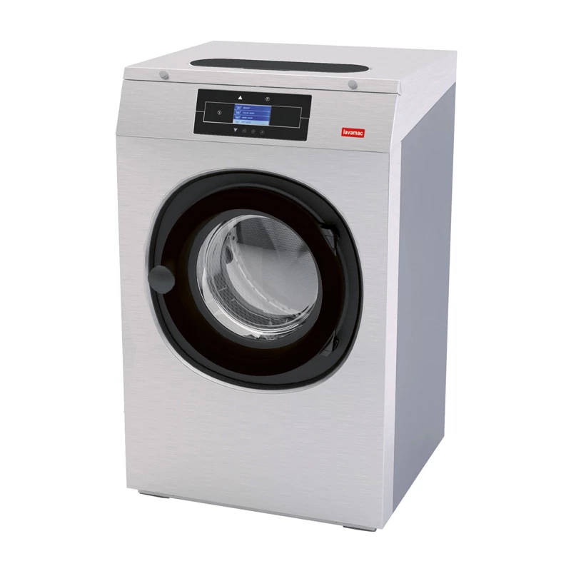 Ndustrio AR-80-ES ORTA DEVİRLİ MİKROİŞLEMCİLİ ÇAMAŞIR YIKAMA SIKMA MAKİNESİ-ELEKTRİK+BUHAR ISITMALI