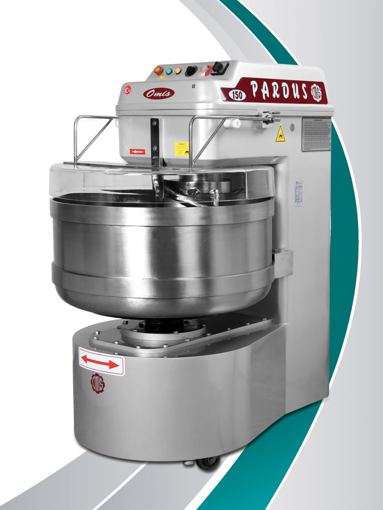 HIZ KONTROLLÜ OMİS SPİRAL HAMUR YOĞURMA MAKİNASI 150 KG 